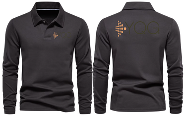 YQG AIRPORT LONG SLEEVE POLO